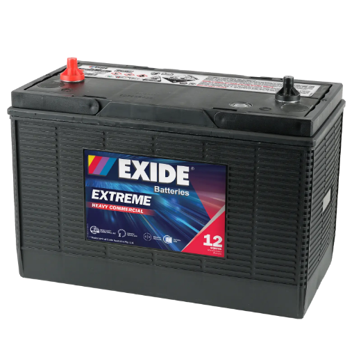 Picture of 86MF - 12VOLT 100AH 950CCA EXIDE MAINTENANCE FREE BATTERY - THREADED POST - LHP