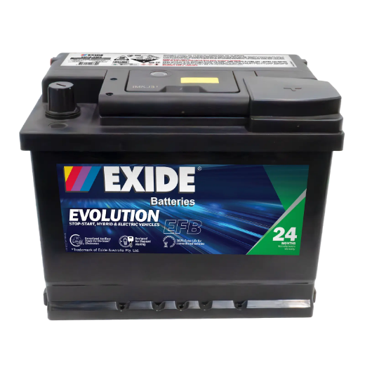 Picture of DIN55H - 12VOLT 750CCA 60AH EXIDE EFB STOP START TECHNOLOGY BATTERY - RHP