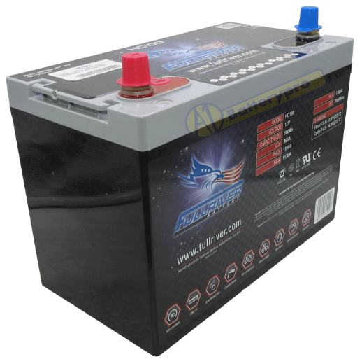 Picture of HC100 - N70ZZ 12VOLT 965CCA 100AMP/HR HARDCORE FULLRIVER BATTERY - LHP