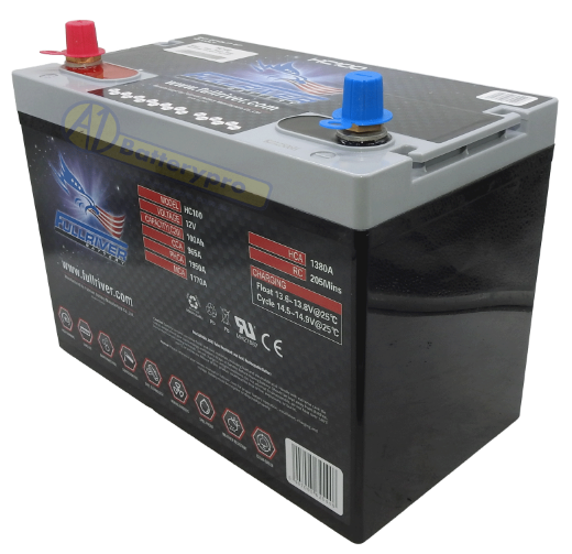 Picture of HC100 - N70ZZ 12VOLT 965CCA 100AMP/HR HARDCORE FULLRIVER BATTERY - LHP