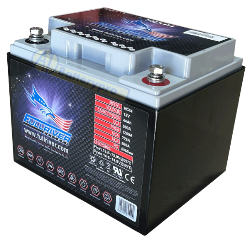 Picture of HC44 - 12VOLT 560CCA 44AMP/HR HARDCORE FULLRIVER BATTERY (PC1200) - RHP