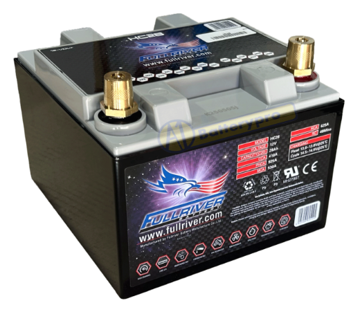 Picture of HC28 - 12VOLT 410CCA 28AMP/HR HARDCORE FULLRIVER BATTERY (PC925) - RHP