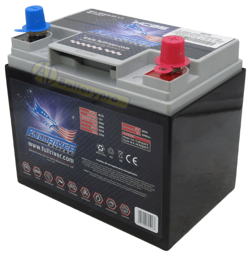Picture of HC35 - 12VOLT 438CCA 35AMP/HR HARDCORE FULLRIVER BATTERY (U1 SIZE) - RHP