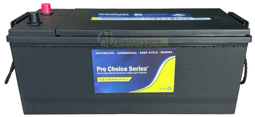Picture of EURO150 (NSL - No Side Ledge) - 12VOLT 1100CCA 180AH PRO CHOICE SERIES MAINTENANCE FREE CALCIUM BATTERY - EURO - LHP