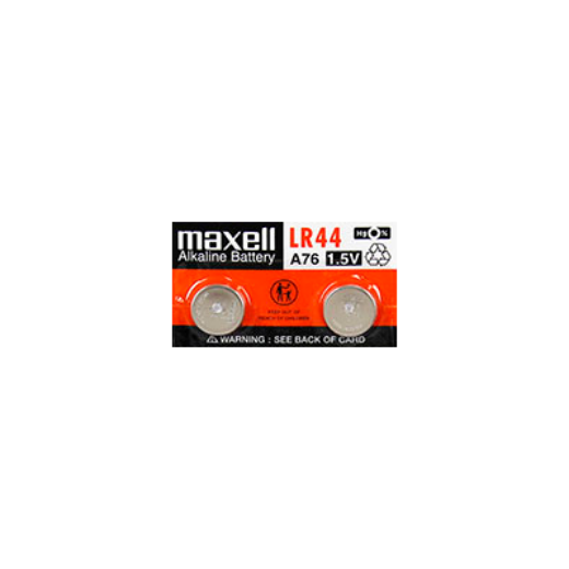 Picture of LR44 MAXELL 1.5V ALKALINE BUTTON BATTERY