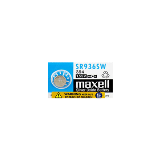 Picture of SR936SW 394 MAXELL 1.55V SILVER OXIDE BUTTON BATTERY