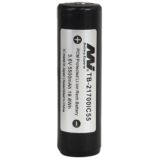 Picture of 3.7V 21700 RECHARGEABLE LITHIUM ION BATTERY 5500MAH