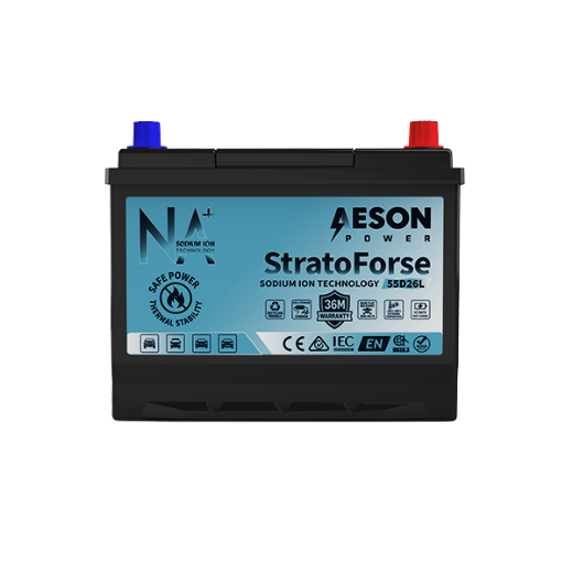 Picture of 12 VOLT 450CCA STRATOFORSE HEAVY DUTY SODIUM ION STARTING BATTERY - RHP - N50ZZL
