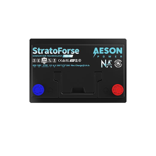 Picture of 12 VOLT 450CCA STRATOFORSE HEAVY DUTY SODIUM ION STARTING BATTERY - RHP - N50ZZL