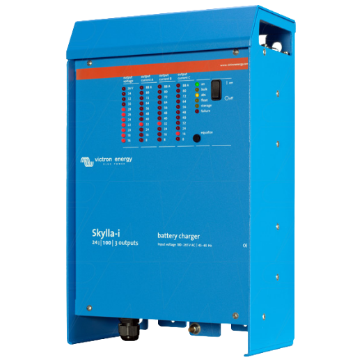 Picture of 24V 100AH VICTRON SKYLLA-TG SLA THREE OUTPUT CHARGER (SKI024100002)