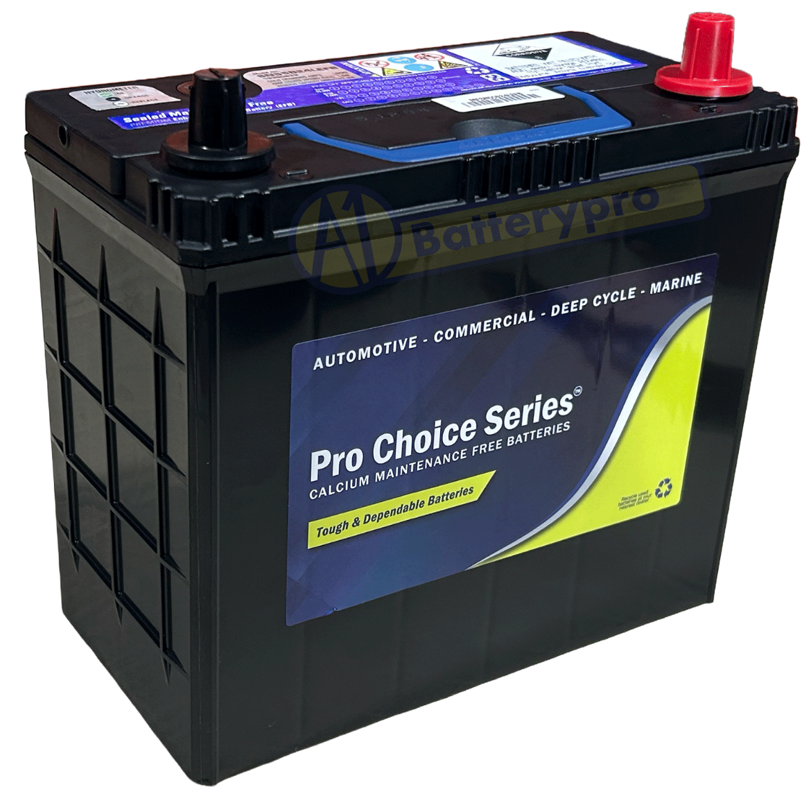 Picture of MFSN55B24LEFB - 12VOLT 500CCA PRO CHOICE SERIES HEAVY DUTY EFB STOP START TECHNOLOGY MAINTENANCE FREE BATTERY  - RHP (ACSN55B24LEFB)