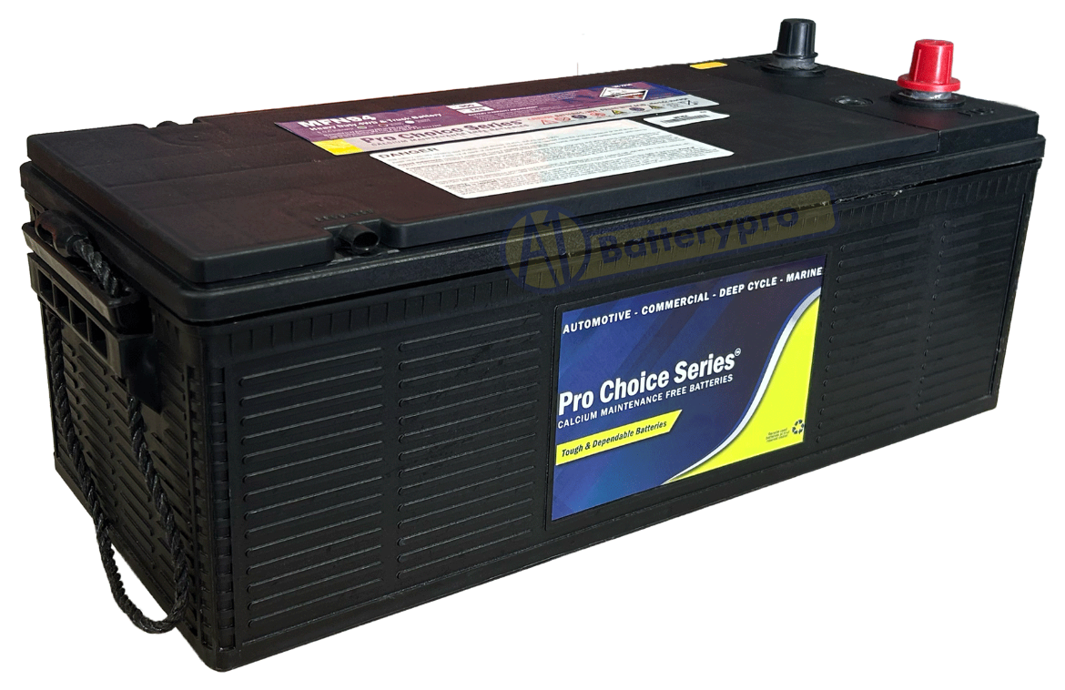 Picture of N94MF - 12VOLT 900CCA 145AH PRO CHOICE SERIES MAINTENANCE FREE CALCIUM BATTERY - NO SIDE LEDGES (N94) - LHP