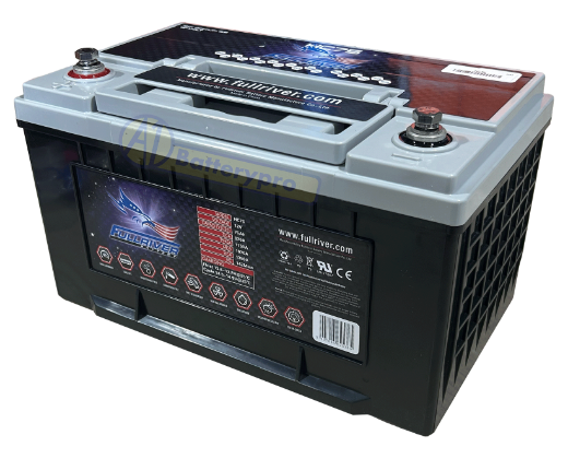 Picture of HC75 - 12VOLT 930CCA 75AMP/HR HARDCORE FULLRIVER BATTERY (PC1750) - LHP