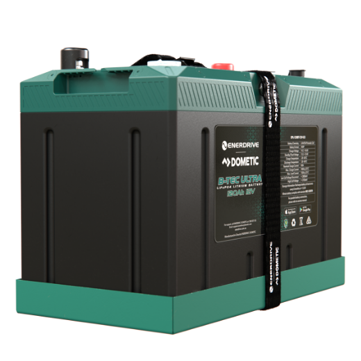 Picture of 12VOLT 120AH ENERDRIVE B-TEC GEN3LIFEPO4 LITHIUM BATTERY - MAXIMUM DISCHARGE 150A/500A FOR 3S - IP67 RATING
