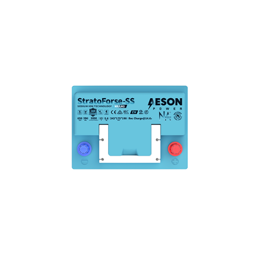 Picture of 12VOLT 650CCA STRATOFORSE-SS HEAVY DUTY SODIUM ION STOP START MAINTENANCE FREE BATTERY - RHP  (DIN55H)
