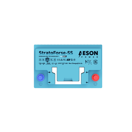 Picture of 12VOLT 750CCA STRATOFORSE-SS HEAVY DUTY SODIUM ION STOP START MAINTENANCE FREE BATTERY- RHP (DIN66H)