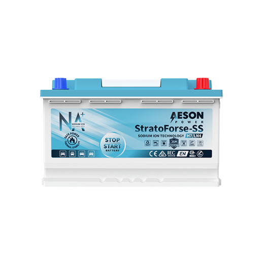 Picture of 12VOLT 800CCA STRATOFORSE-SS HEAVY DUTY SODIUM ION STOP START MAINTENANCE FREE BATTERY - RHP (580 901 080 / DIN77H)
