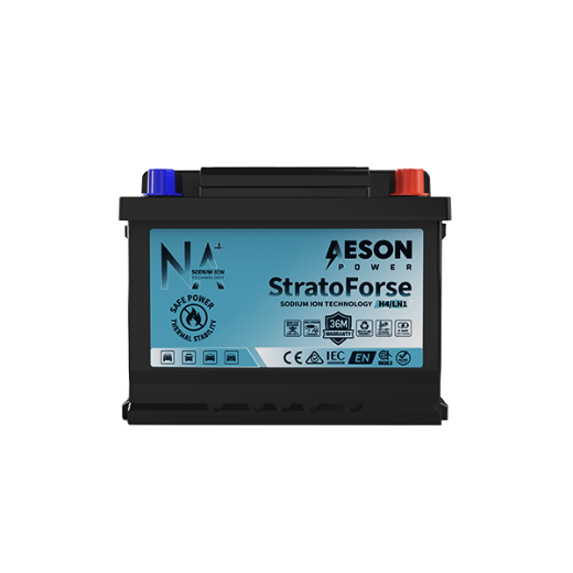 Picture of 12 VOLT 350CCA STRATOFORSE HEAVY DUTY SODIUM ION STARTING BATTERY - RHP