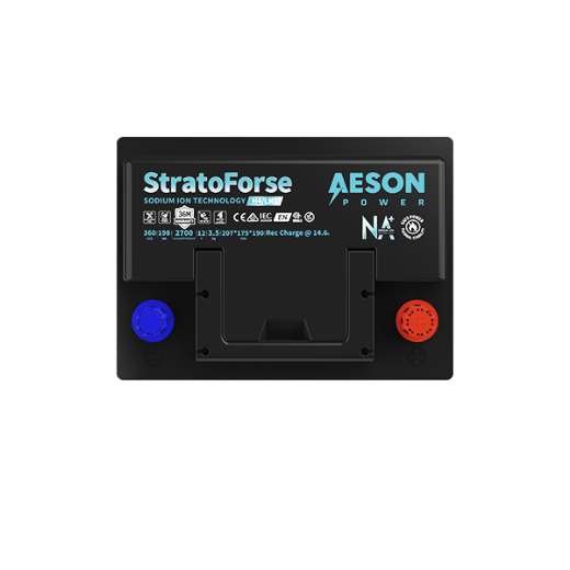 Picture of 12 VOLT 350CCA STRATOFORSE HEAVY DUTY SODIUM ION STARTING BATTERY - RHP