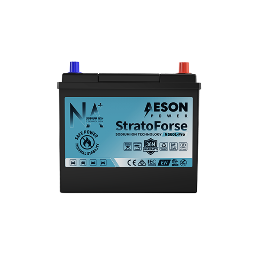 Picture of 12 VOLT 450CCA STRATOFORSE HEAVY DUTY SODIUM ION STARTING BATTERY - RHP