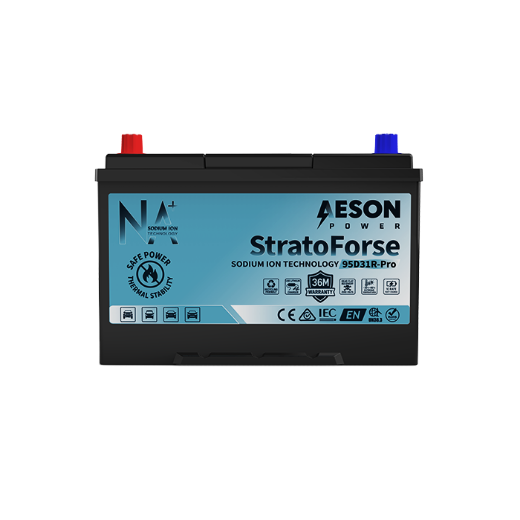 Picture of 12 VOLT 800CCA STRATOFORSE HEAVY DUTY SODIUM ION STARTING BATTERY- LHP - N70ZZ