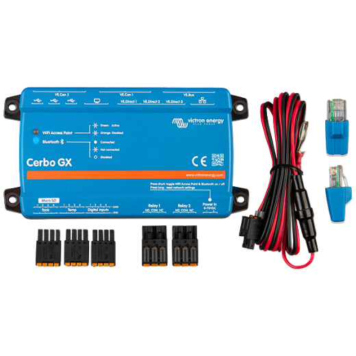 Picture of SYSTEM COMMUNICATION CENTRE FOR BATTERY MONITORING & CONTROL WITH HARDWARE REVISION 2: TWO VE.CAN PORTS, 3 USB HOST PORTS AND DIGITAL INPUT PULSE COUNTING (BPP900450110)