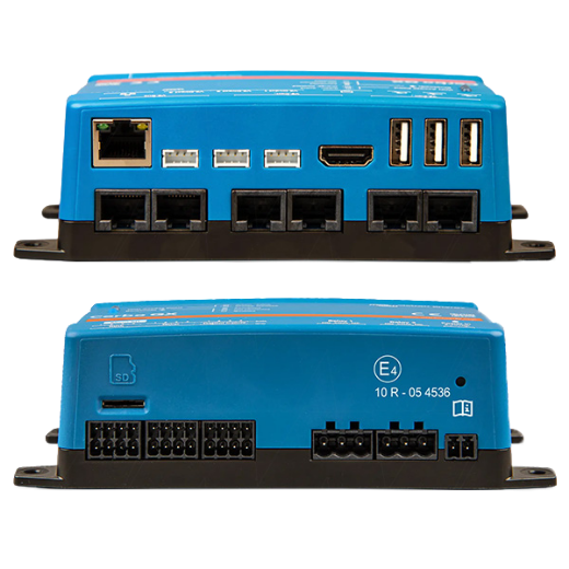 Picture of SYSTEM COMMUNICATION CENTRE FOR BATTERY MONITORING & CONTROL WITH HARDWARE REVISION 2: TWO VE.CAN PORTS, 3 USB HOST PORTS AND DIGITAL INPUT PULSE COUNTING (BPP900450110)