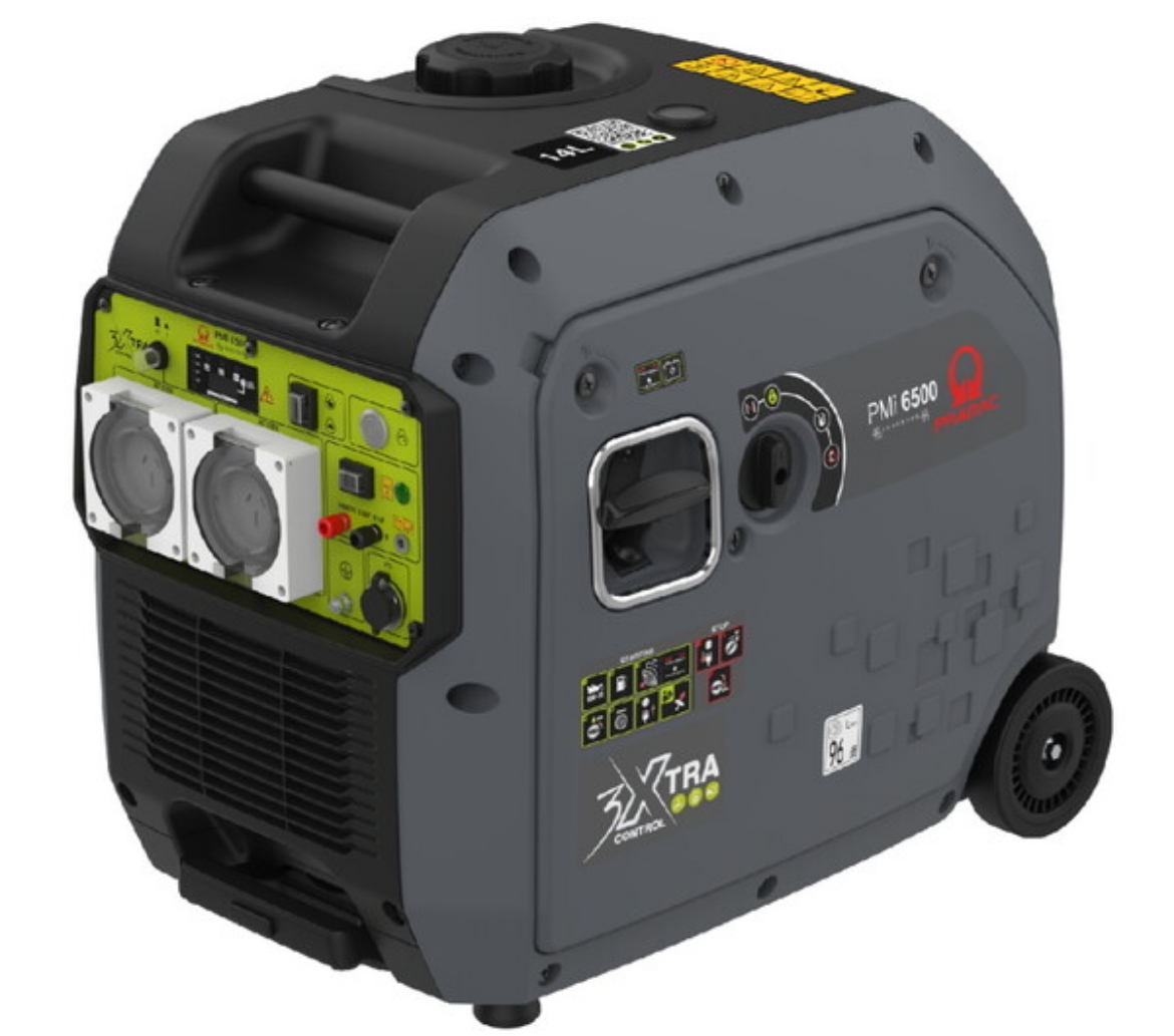 Picture of PRAMAC 6.5KVA INVERTER GENERATOR - MAX 6500W POWER & 6000W RATED OUTPUT - PETROL