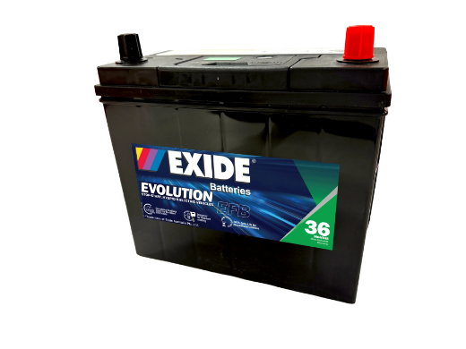 Picture of NS60L - 12VOLT 460CCA EXIDE EFB STOP START TECHNOLOGY BATTERY - RHP