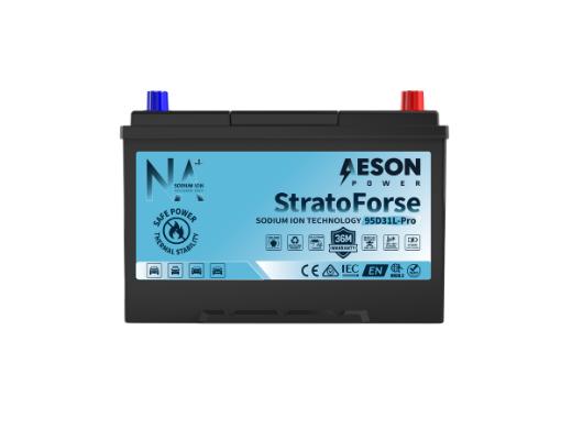 Picture of 12 VOLT 800CCA STRATOFORSE HEAVY DUTY SODIUM ION STARTING BATTERY - RHP - N70ZZL