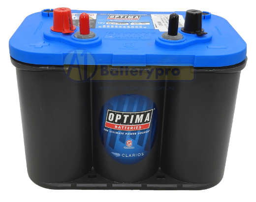 Picture of 12VOLT 800CCA 50AH OPTIMA (8006-252) BLUE TOP MARINE AGM BATTERY- STARTING/SAE & S/STEEL STUD - LHP