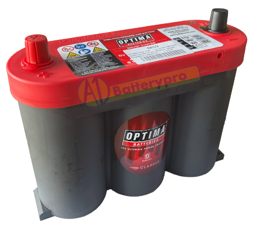 Picture of 6VOLT 800CCA 50AH OPTIMA (8010-355) RED TOP CRANKING AGM BATTERY STARTING/SAE