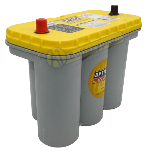 Picture of 12VOLT 900CCA 75AH OPTIMA (8051-187) YELLOWTOP AGM DEEP CYCLE DUAL PURPOSE BATTERY - SAE POST