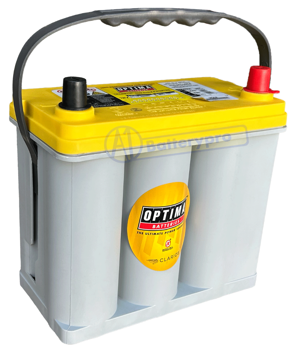 Picture of 12VOLT 450CCA 38AH OPTIMA (8073-176) YELLOWTOP AGM DEEP CYCLE DUAL PURPOSE BATTERY- SAE RHP