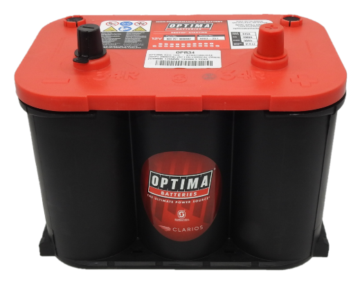 Picture of 34R - 12VOLT 815CCA 50AH OPTIMA (8003-251) RED TOP CRANKING AGM BATTERY - STARTING/SAE RHP