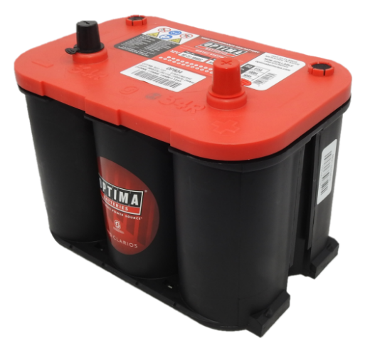 Picture of 34R - 12VOLT 815CCA 50AH OPTIMA (8003-251) RED TOP CRANKING AGM BATTERY - STARTING/SAE RHP
