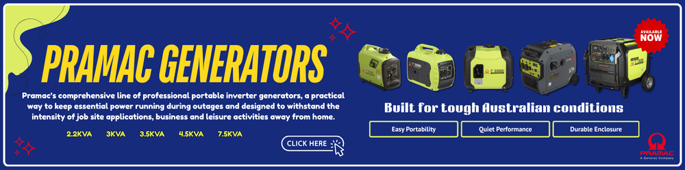 Pramac portable inverter generators available at A1 Batterypro