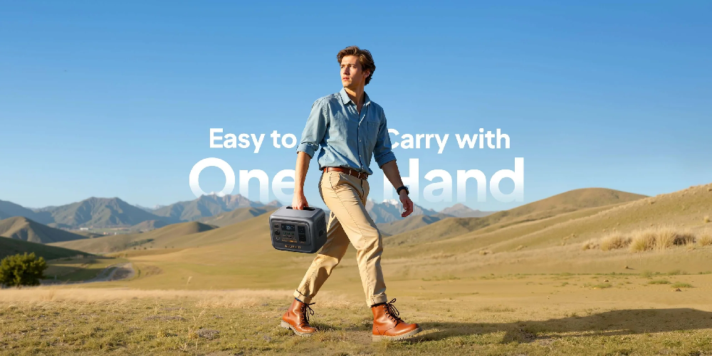 Bluetti AC100PREMIUMV2 - Grab and Go Portability