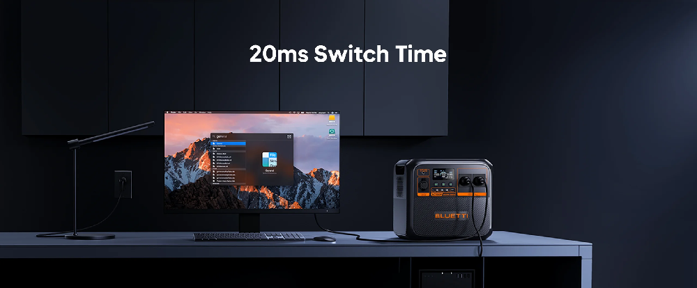 Bluetti AC180P - 20ms Switch Time